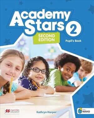 ACADEMY STARS 2 PUPILS BOOK WITH NAVIO APP AND DIGITAL PUPILS BOOK