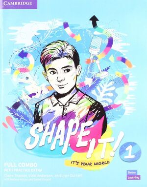 SHAPE IT 1 FULL COMBO STUDENT BOOK AND WORKBOOK WITH PRACTICE EXTRA