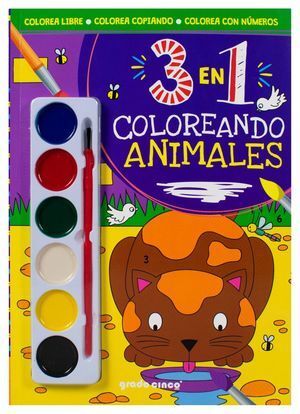 3 EN 1 COLOREANDO ANIMALES